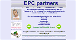 Desktop Screenshot of epcpartners.be